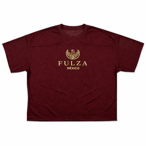 Playera World Stage MX oversized - Vino